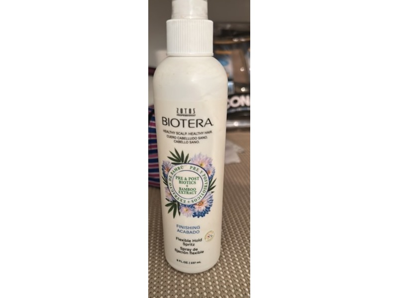 Biotera Flexible Hold Spray, Pre & Post Biotics + Bamboo Extract, 8 fl oz/237 mL