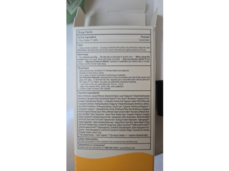 Belif Dew Guard Daily Sunscreen, SPF 50, 1.69 fl oz/50 mL