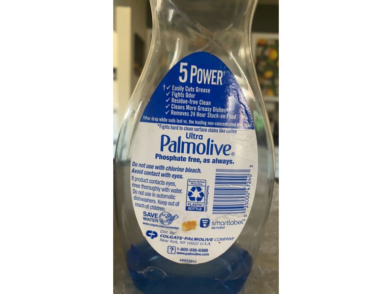 Palmolive Ultra Oxy Dish Liquid, Power Degreaser, 18 fl oz/532 mL
