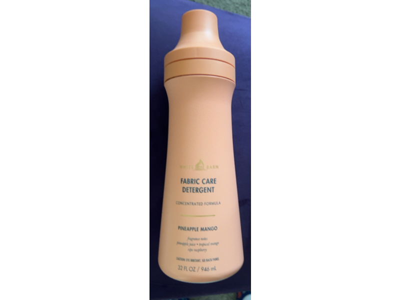 White Barn Fabric Care Detergent, Pineapple Mango, 32 fl oz/946 mL