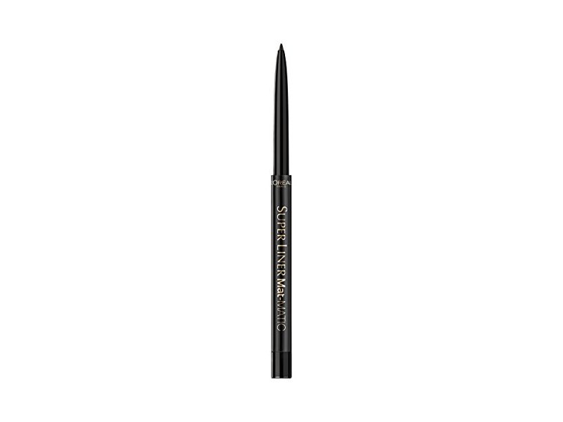 L'Oreal Paris Super Mat-Matic Waterproof Eyeliner, Ultra Black, 0.017 oz