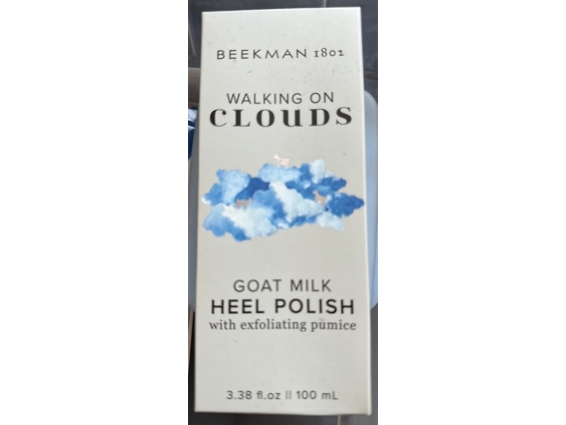 Beekman 1802 Walking On Clouds Heel Polish, Goat Milk, 3.38 fl oz/100 mL