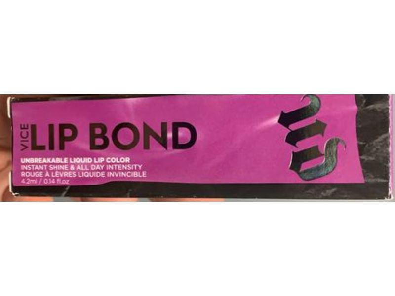 Urban Decay Vice Lip Bond, Unbreakable Liquid Lipstick Lip Color, Solo Player, 0.34 fl oz/4.2 mL