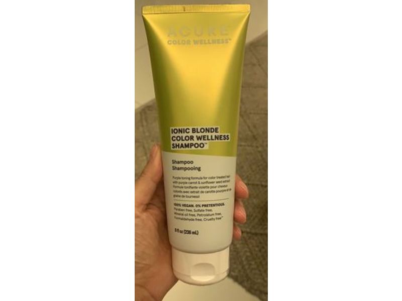 Acure Color Wellness Shampoo, Ionic Blonde, 8 fl oz/236 ml