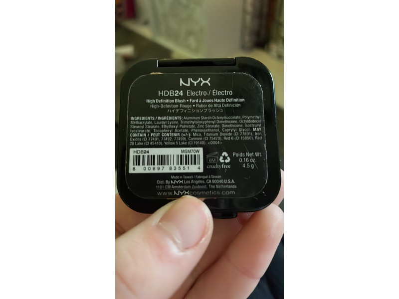 Nyx Professional Makeup High Definition Blush, Electro, 0.16 oz/4.5 g