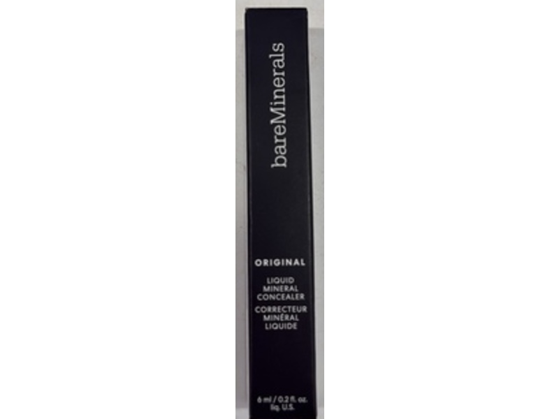 bareMinerals Original Liquid Mineral Concealer, Light/Medium 2.5 W, 0.2 fl oz/6 mL