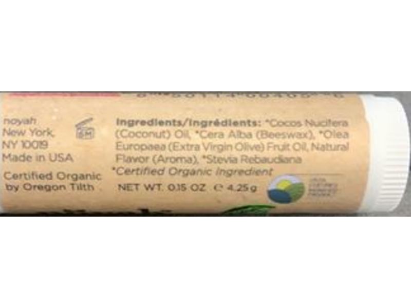 Noyah Lip Balm, Cherry, 0.15 oz/4.25 g