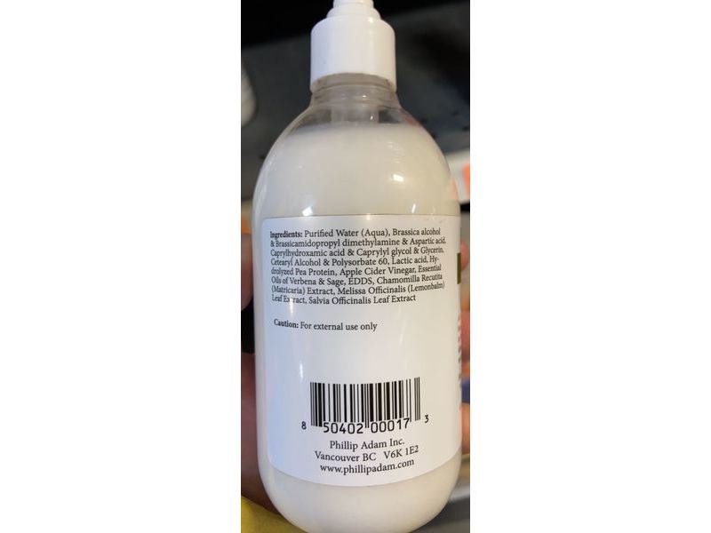 Phillip Adam Conditioner, Verbena Sage, 12 fl oz/355 ml