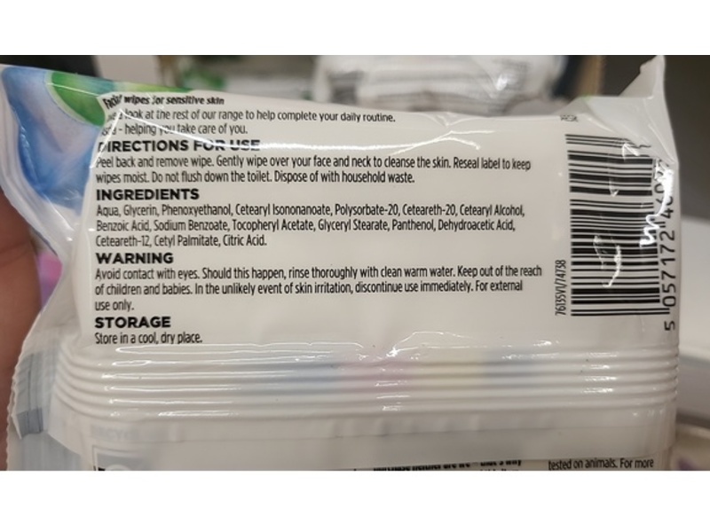 Asda Kind & Gentle Skincare Wipes, 25 Count