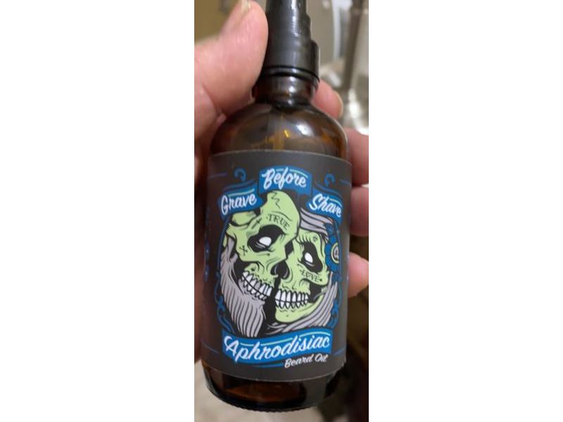 Grave Before Shave Aphrodisiac Beard Oil, 4 fl oz/118 mL