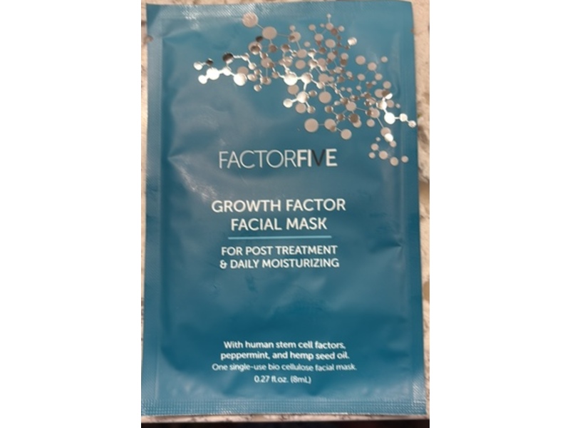 FactorFive Growth Factor Facial Mask, 0.27 fl oz/8 mL