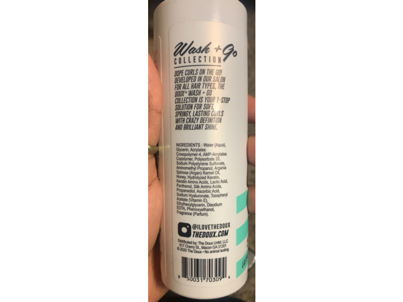 The Doux Pop Lock Wash & Go Gel, 8 fl oz