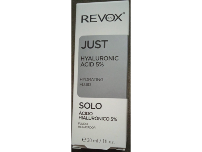 Revox B77 Just Hyaluronic Acid 5% Hydrating Fluid, 1 fl oz/30 mL