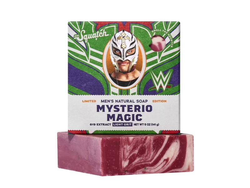 Dr. Squatch WWE Mysterio Magic Men's Natural Soap, 5 oz/141 g