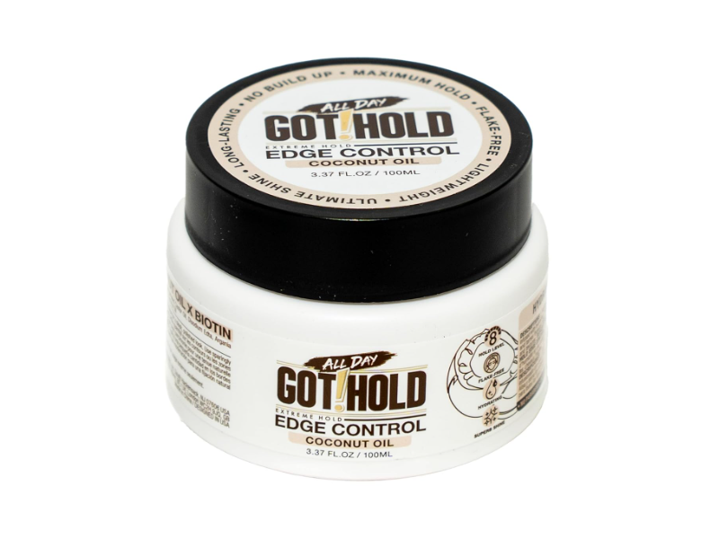 All Day Got Hold Edge Control, Coconut Oil, 3.37 fl oz/100 mL