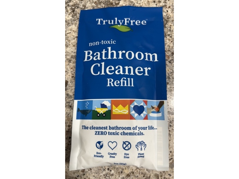 Truly Free Bathroom Cleaner Refill, 3 oz/85 g, Pack Of 2