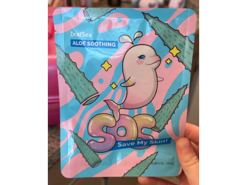 ZealSea Aloe Soothing Mask, 0.85 fl oz/25 mL