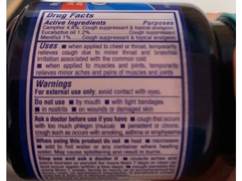 Kare Way Pure Aid Medicated Vaporizing Chest Rub, 4 oz/113 g