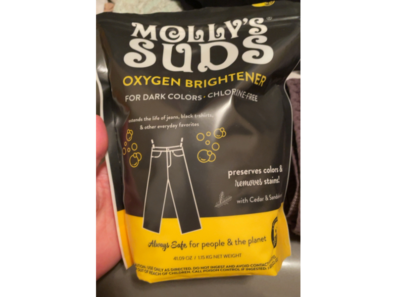 Molly's Suds Oxygen Brightener, Cedar & Sandalwood, 41.09 oz/1.15 kg