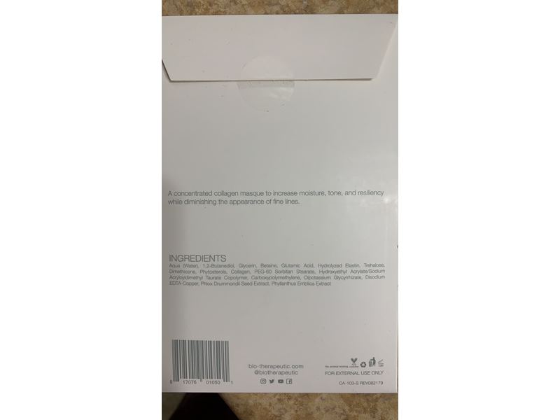 Bio-Therapeutic Bt-Infusion Collagen Masque, 1.2 oz, 1 Ct