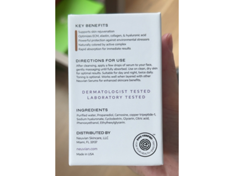 Neuvian Skincare NMF+ Rejuvenation Serum, 1 fl oz/30 mL