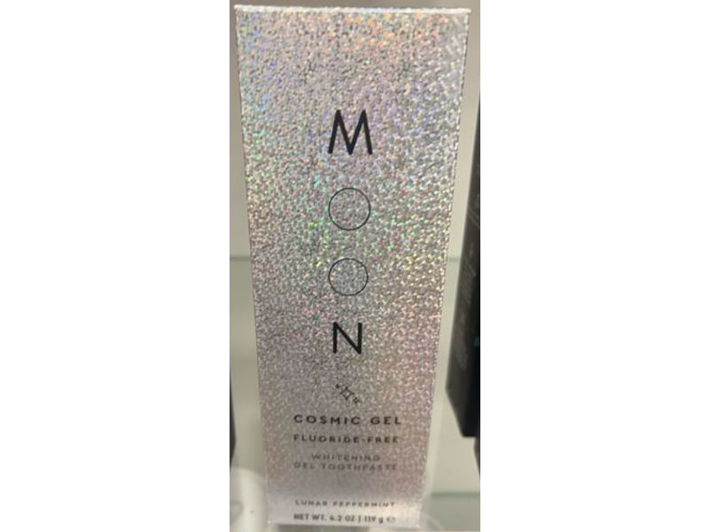Moon Cosmic Whitening Gel Toothpaste, Fluoride Free, 4.2 oz/119 g