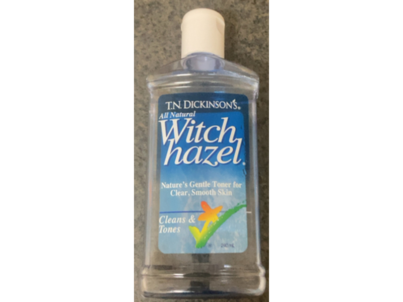 T.N. Dickinson's Witch Hazel Gentle Toner, Cleans & Tones, 8 fl oz/240 mL, Pack Of 2