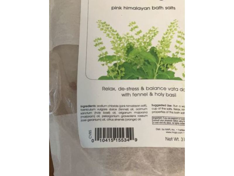 Maharishi Ayurveda Pink Himalayan Bath Salts, Calming, 31 oz/890 g