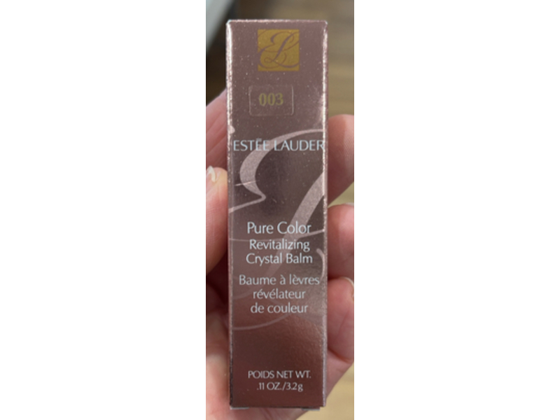 Estee Lauder Pure Color Revitalizing Crystal Lip Balm, 003 Sun Crystal, 0.11 oz/3.2 g