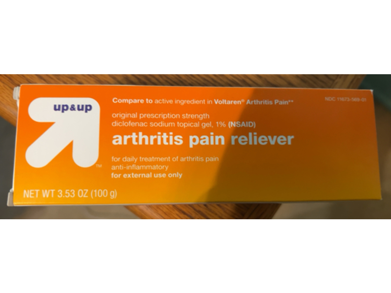 Up & Up Arthritis Pain Reliever, 3.53 oz/100 g