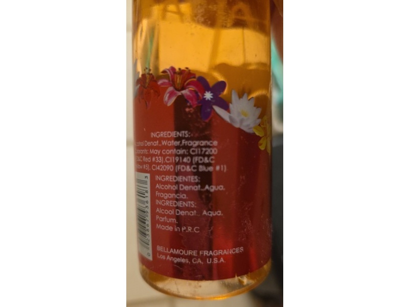 Bellamoure Collection Fragrance Mist, Island Mai Tai, 8 fl oz/236 mL