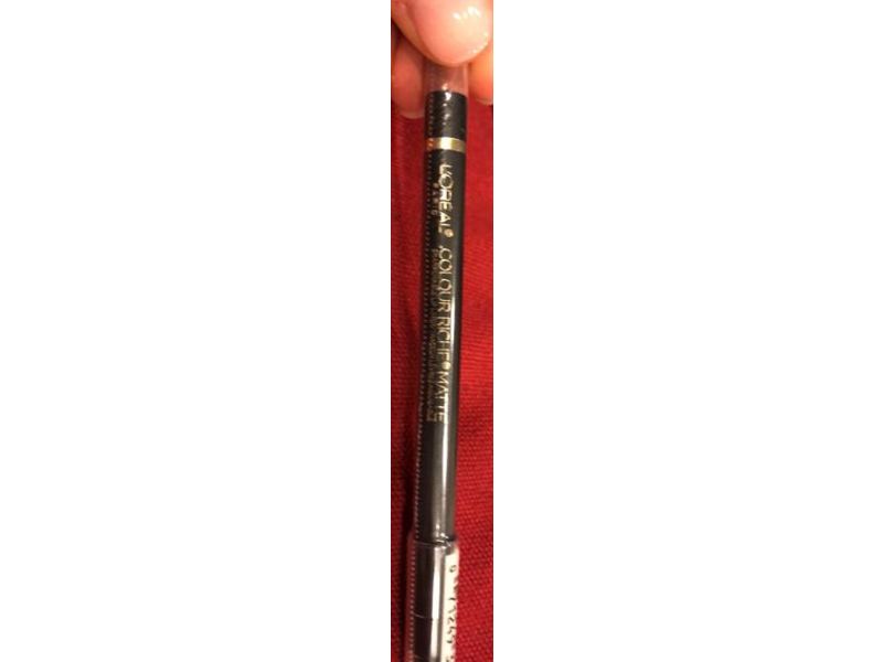 L’Oreal Paris Makeup Colour Riche Comfortable Creamy Matte Pencil Lip Liner, 110 Matte’s It, 0.04 oz