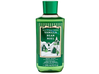 Bath & Body Works Vanilla Bean Noel Body Wash, Pro-Vitamin B5 + Aloe, 10 fl oz/295 mL