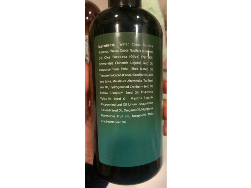First Botany Cosmeceuticals All Natural Body Wash, Tea Tree, Peppermint, Aloe, 16 fl oz/473 mL