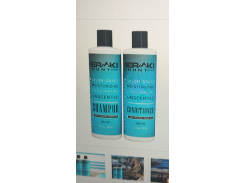 Meraki Hunt Biotin Shampoo & Conditioner Set, 12 fl oz/355 mL