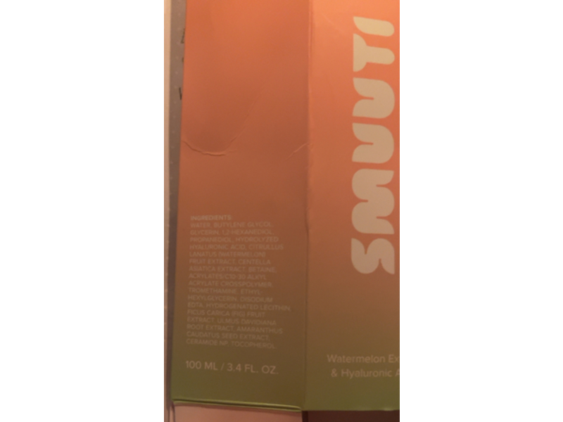 Smuuti Skin Dew Toner Mist, Watermelon, 3.4 fl oz/100 mL