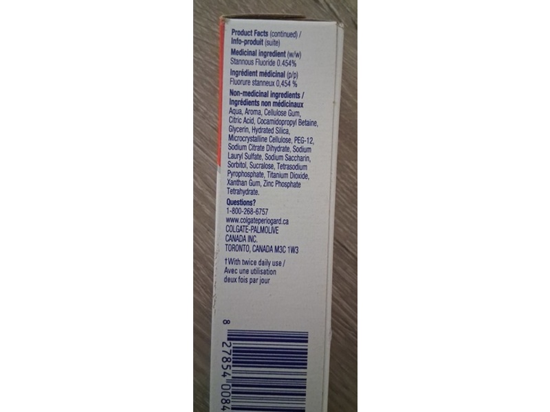 Colgate PerioGard Gum Care Toothpaste, 18 mL