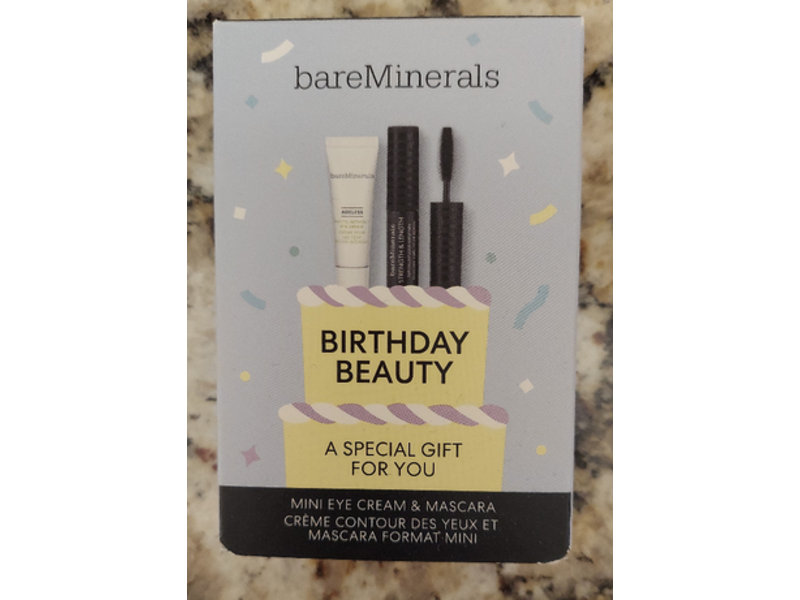 BareMInerals Birthday Beauty Eye Cream & Mascara Set, 0.06 fl oz/2 mL