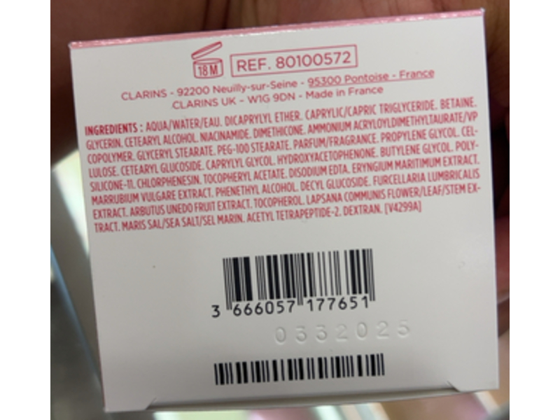 Clarins Multi - Active Night Cream, Niacinamide + Sea Holly Extract, 1.7 oz/50 mL