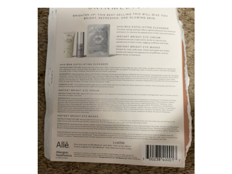 SkinMedica Brightening Essentials Kit, 1 fl oz/29.6 mL, 0.5 oz/14.2 g & 2 Count