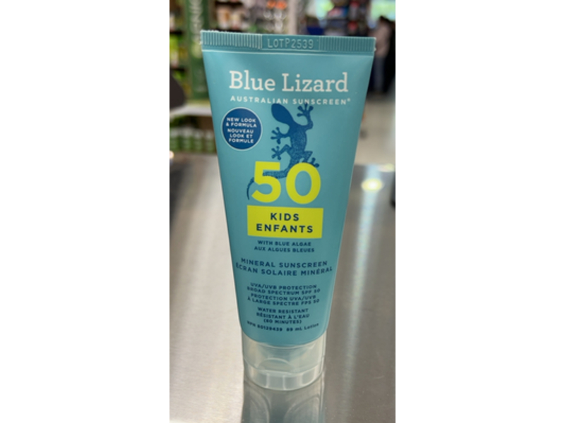 Blue Lizard Kids Mineral Sunscreen Lotion, SPF50, 3 oz/89 mL