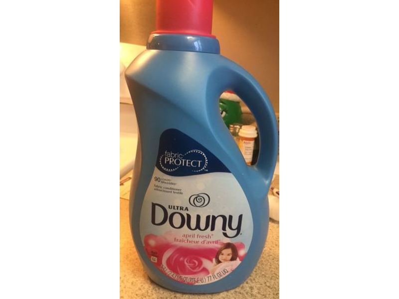 Downy Ultra Liquid Fabric Conditioner, April Fresh Scent, 90 Loads, 77 fl oz/2.3 L