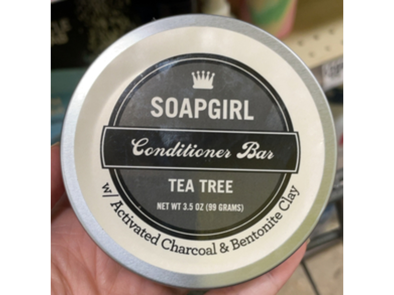 SoapGirl Conditioner Bar, Tea Tree, 3.5 oz/99 g