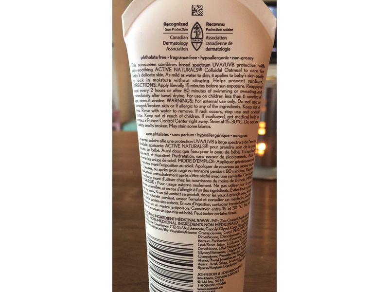 Aveeno Baby Sunscreen, SPF 50, 88 mL