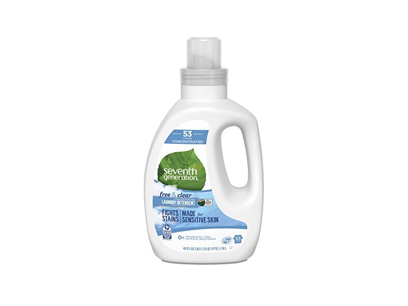 Seventh Generation Concentrated Laundry Detergent, Free & Clear, 40 fl oz