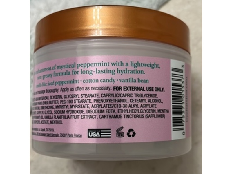 Tree Hut Whipped Shea Body Butter, Merry Mint, 8.4 oz/240 g