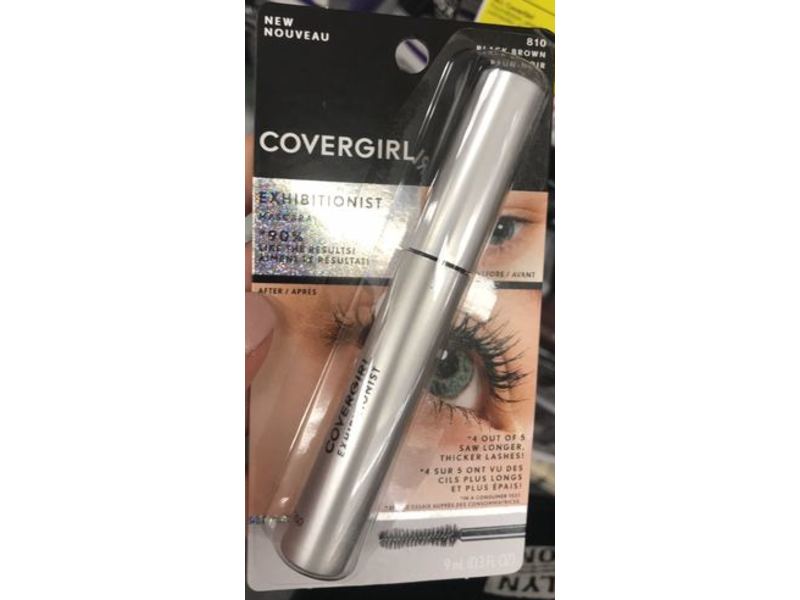 CoverGirl Exhibitionist Mascara, Black-brown, 0.3 Ounce