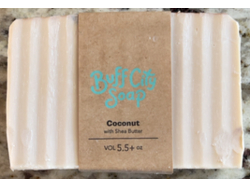 Buff City Coconut Soap, Shea Butter, 5.5 oz