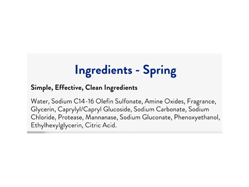 Clean People. Liquid Laundry Detergent, Spring, 100 Loads, 50 fl oz/148 L, Pack of 2