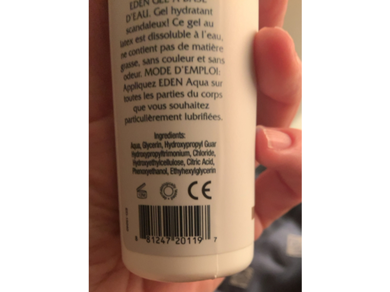 Eden Personal Lubricant, Aqua Pure, 4 fl oz/118 mL